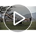 ARURU 2-in-1 Reclining Camping Chair, Portable Folding Beach Lounge Chair with Footrest & Adjustable Backrest, Comfortable...