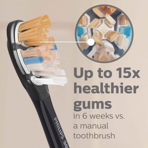 Philips Sonicare Genuine Premium All-in-One and G3 Premium Gum Care Replacement Toothbrush Heads Bundle (4 Brush Heads)