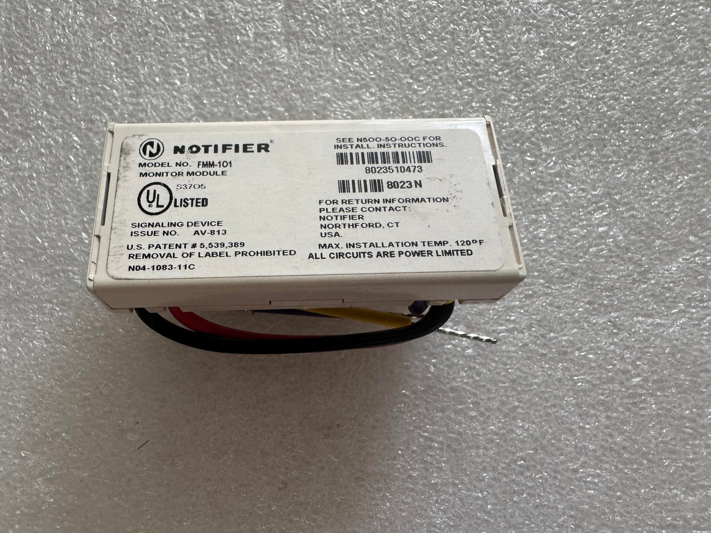 *New* NOTIFIER FMM-101 Addressable Mini Monitor Module FMM 101