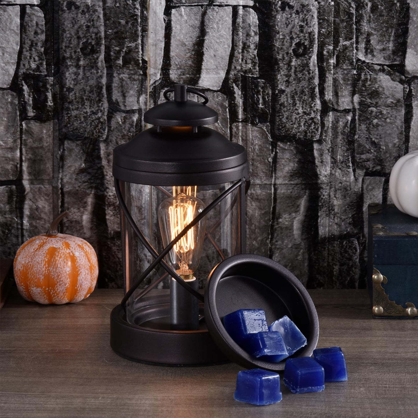 Lovelylly Wax Melt Warmer,Edison Light Bulb Candle Wax Burner,Electric Wax Warmer,Wax Warmer for Scented Wax,Candle Wax Warmer for Home Office Gifts & Decor