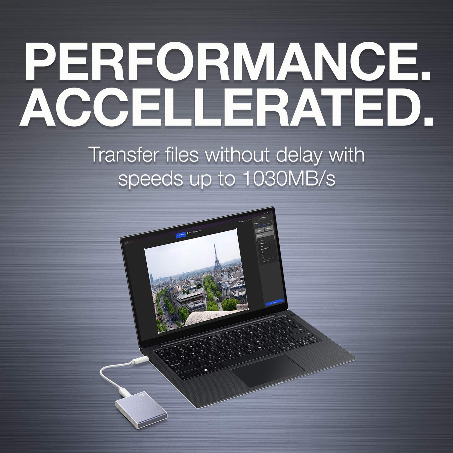 Seagate One Touch Ssd 2Tb External Ssd Portable - Blue, Speeds Up To 1030Mb/S, 6Mo Mylio Photo+ Subscription, 6Mo Dropbox Backup