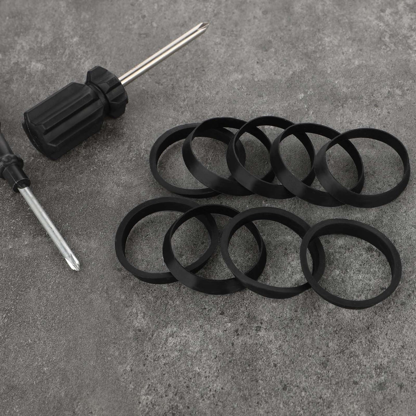 10 PCS Seal Ring Silicone Washer Waste Pipe Seal Ring Rubber Gasket Washers Plumbing for 1 1/2 Inch Drain Pipe Sink Drains