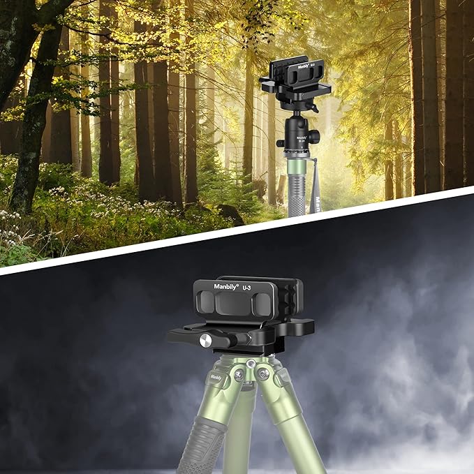 Manbily Shooting Rest Saddle for Hunting Shooting Stick Tripods Bipods Monopods Stand-Black(U-3)