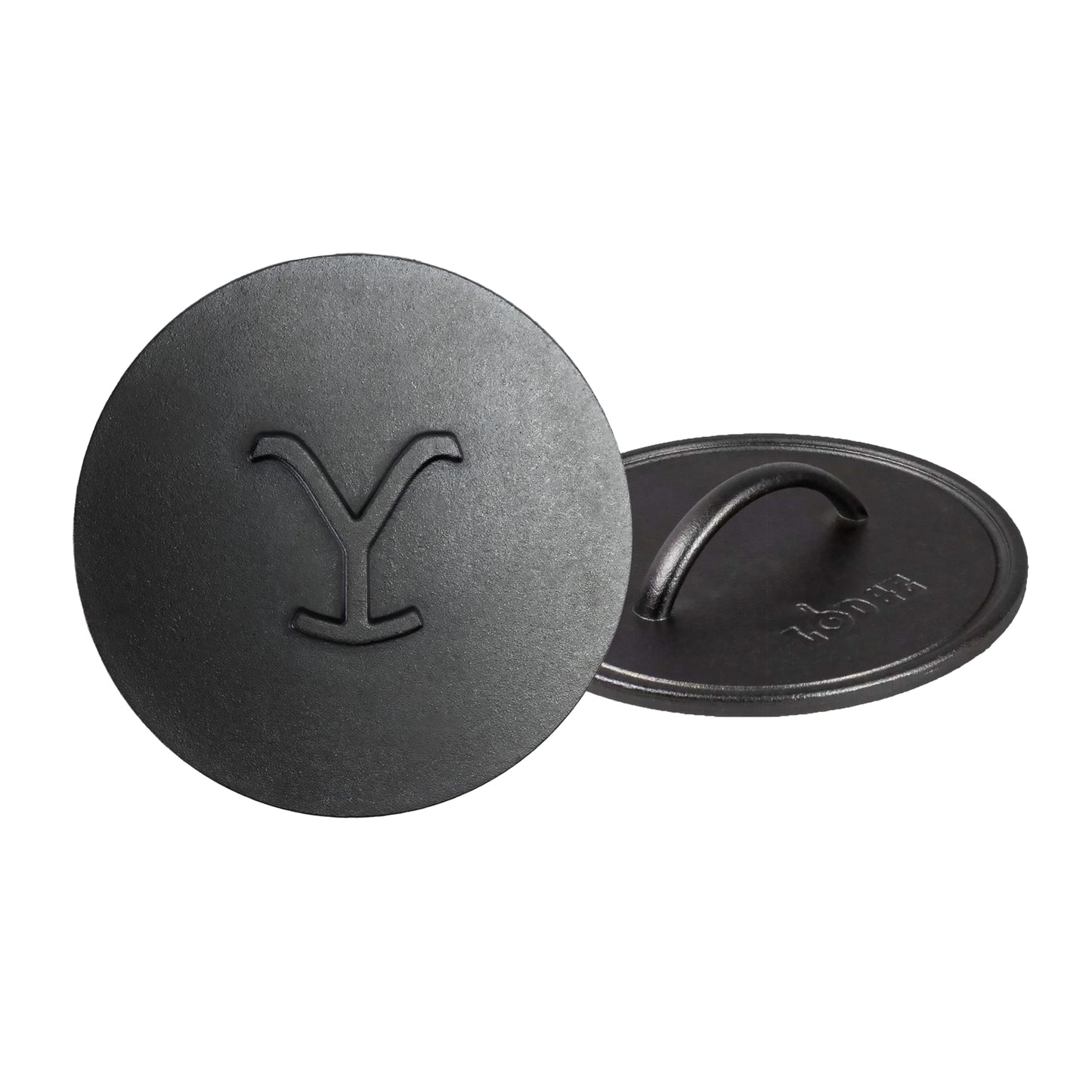 Lodge Yellowstone - 8 Round Grill Press, Power Y Design
