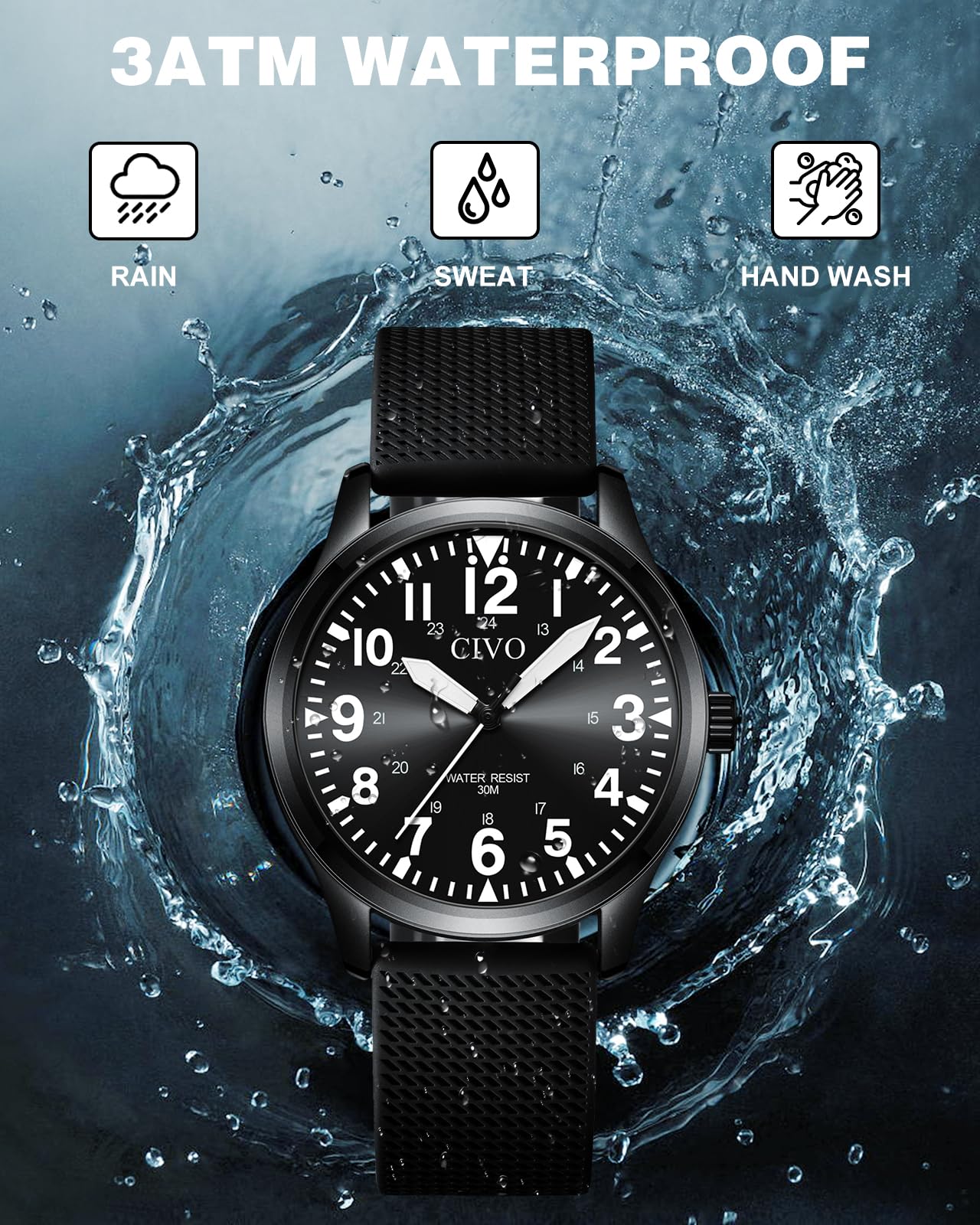CIVO Gifts for Husband from Wife: Gifts for Husband from Wife at Anniversary Birthday Valentine, Watch for Men