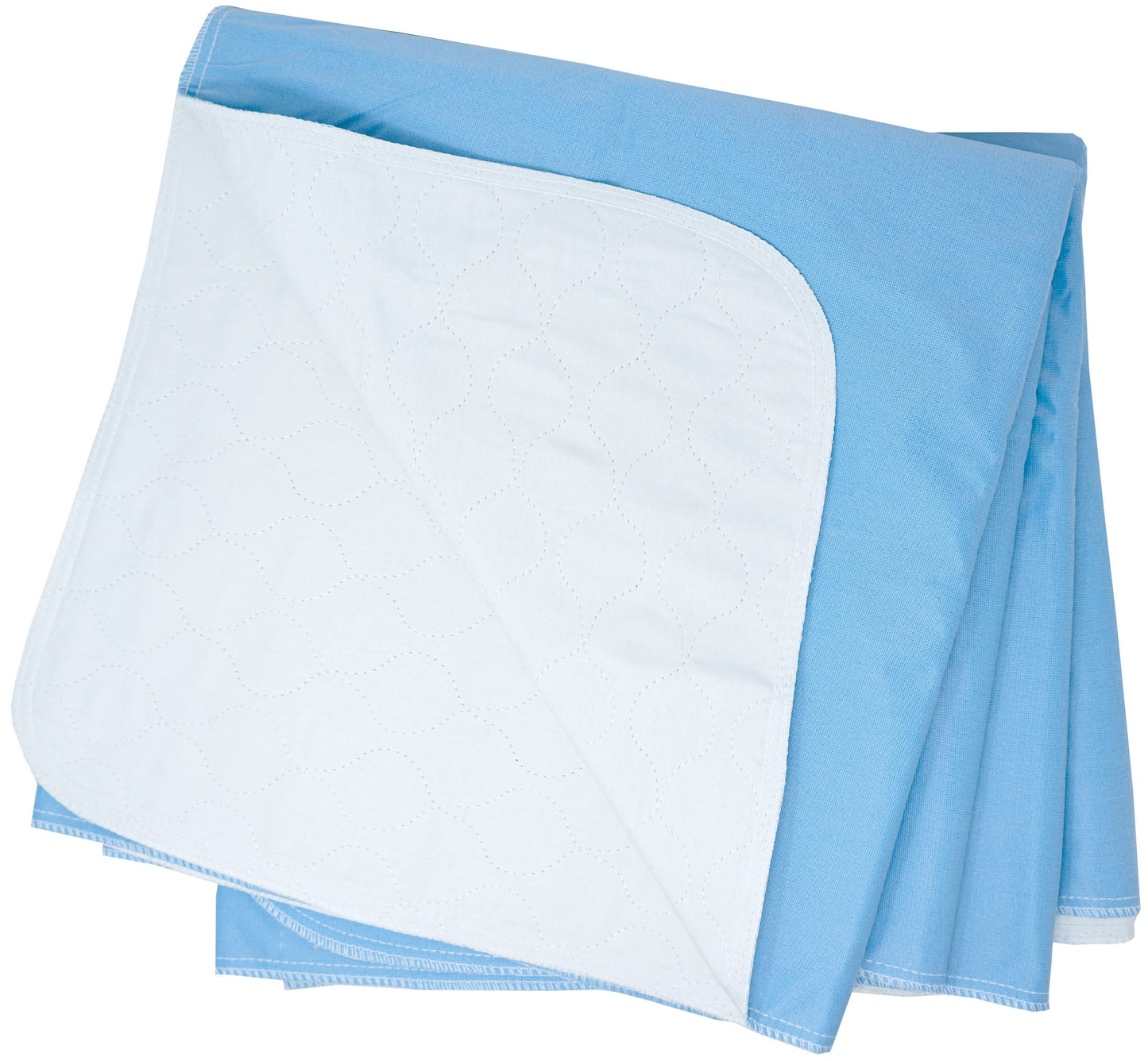 Big Size Washable Bed Pad / XXL Incontinence Underpad - 36 X 72 - Mattress Protector - Blue