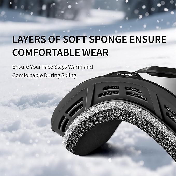 BangLong Ski Goggles, Snowboard/Snow Goggles Anti Fog UV Protection Design for Men Women Skiing, Skating,Snowmobilet,Youth