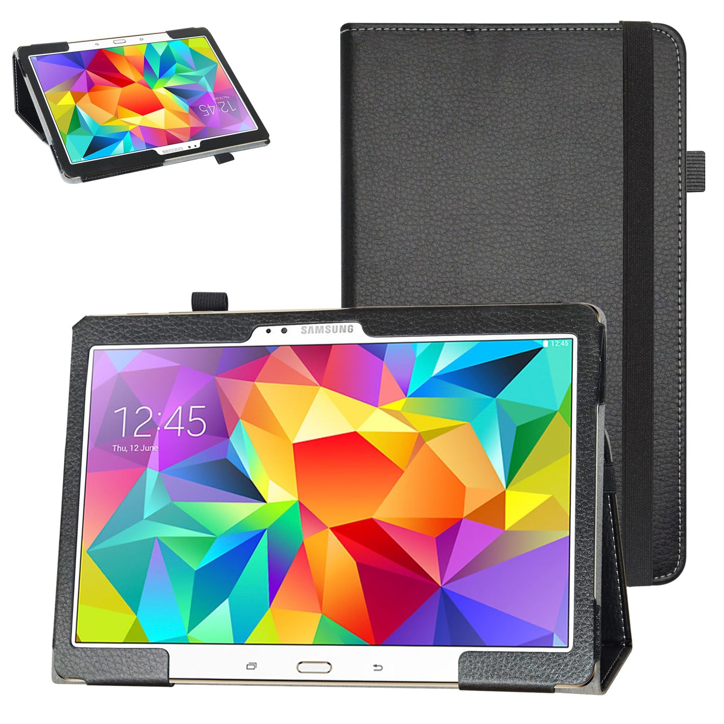 Samsung Tab S 10.5 T800 Case,Bige Pu Leather Folio 2-Folding Stand Cover For 10.5 Samsung Galaxy Tab S 10.5 Sm-T800 Sm-T801 Sm-T