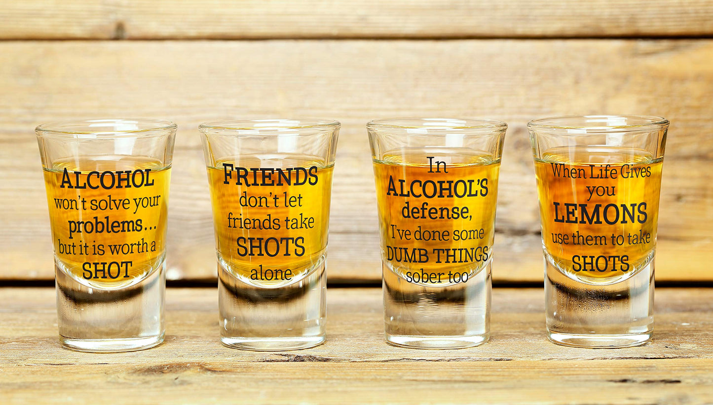 Lillian Rose Party Shot Glasses Set of 4