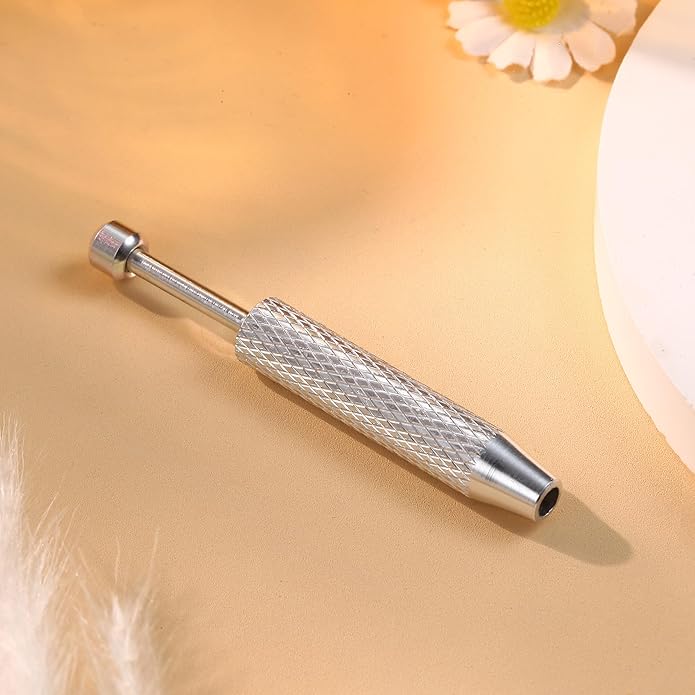 Piercing Taper Ball Grabber Tool for Changing Jewelry - 14G 16G 18G 20G Stainless Steel Flat Back Earrings Applicator Tool Threadless Insertion Pin Thread Body Piercing Kit for Ear Nose Lip