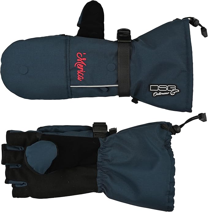 DOING SOMETHING GREAT DSG Outerwear Women's Arctic Appeal 3.0 Ice Fishing Flip Top Mitten - Merica