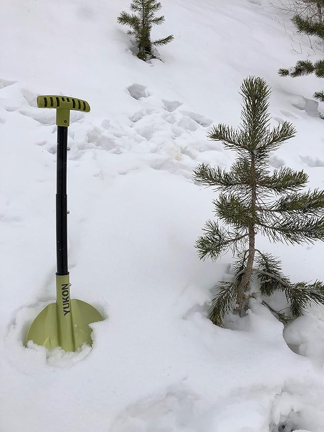 Yukon Charlie's Collapsible Snow Shovel, Lightweight Snow Shovel for Camping, Car, Emergency Kit