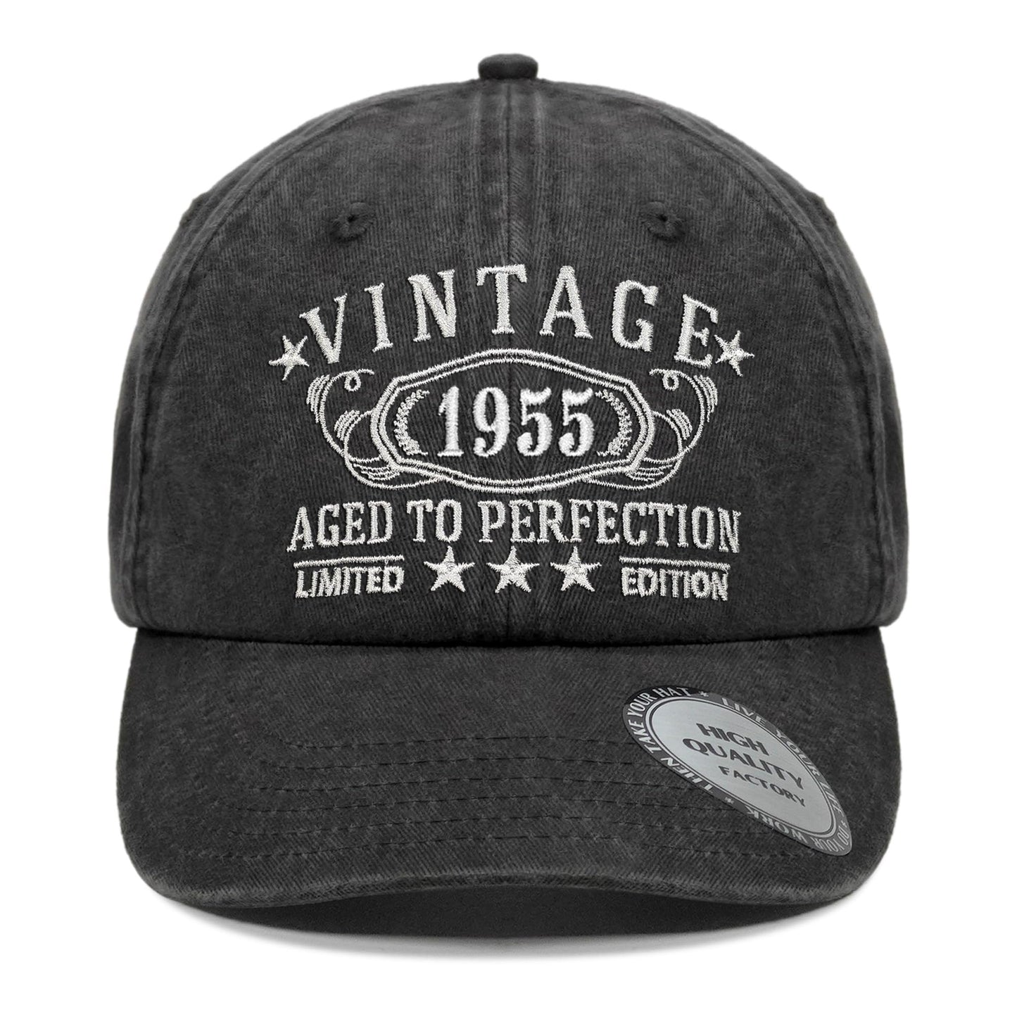 70th Birthday Gifts for Men Grandpa,1955 for 70 Year Old Vintage Baseball Hat, Turing 70th Parents