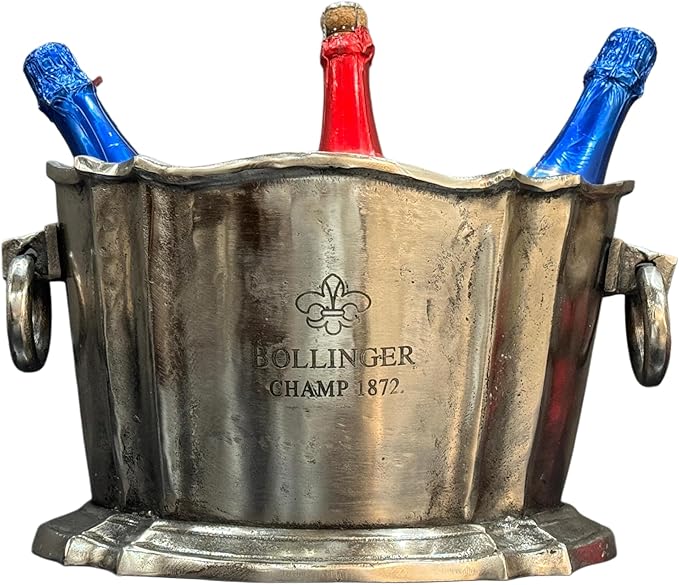 Wine Cooler Nickel | Duty Free | Ice Bucket Nickel | Champagne Cooler | Barware | Bar Decorative | Tableware