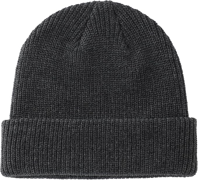 Connectyle Classic Double Layer Knit Beanie Hat Warm Thick Acrylic Winter Hats Daily Cuffed Beanies Watch Hat for Men Women