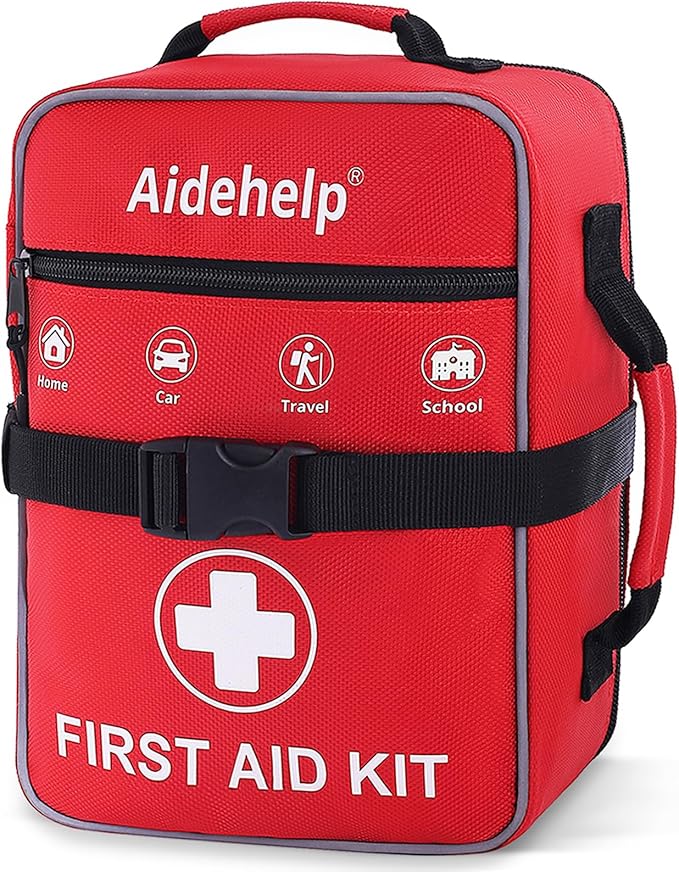 520 Pieces Premium First Aid Kit - Large Emergency Medical Kit for Survival, Car, Home, Travel, Camping, Backpack, Hiking,...