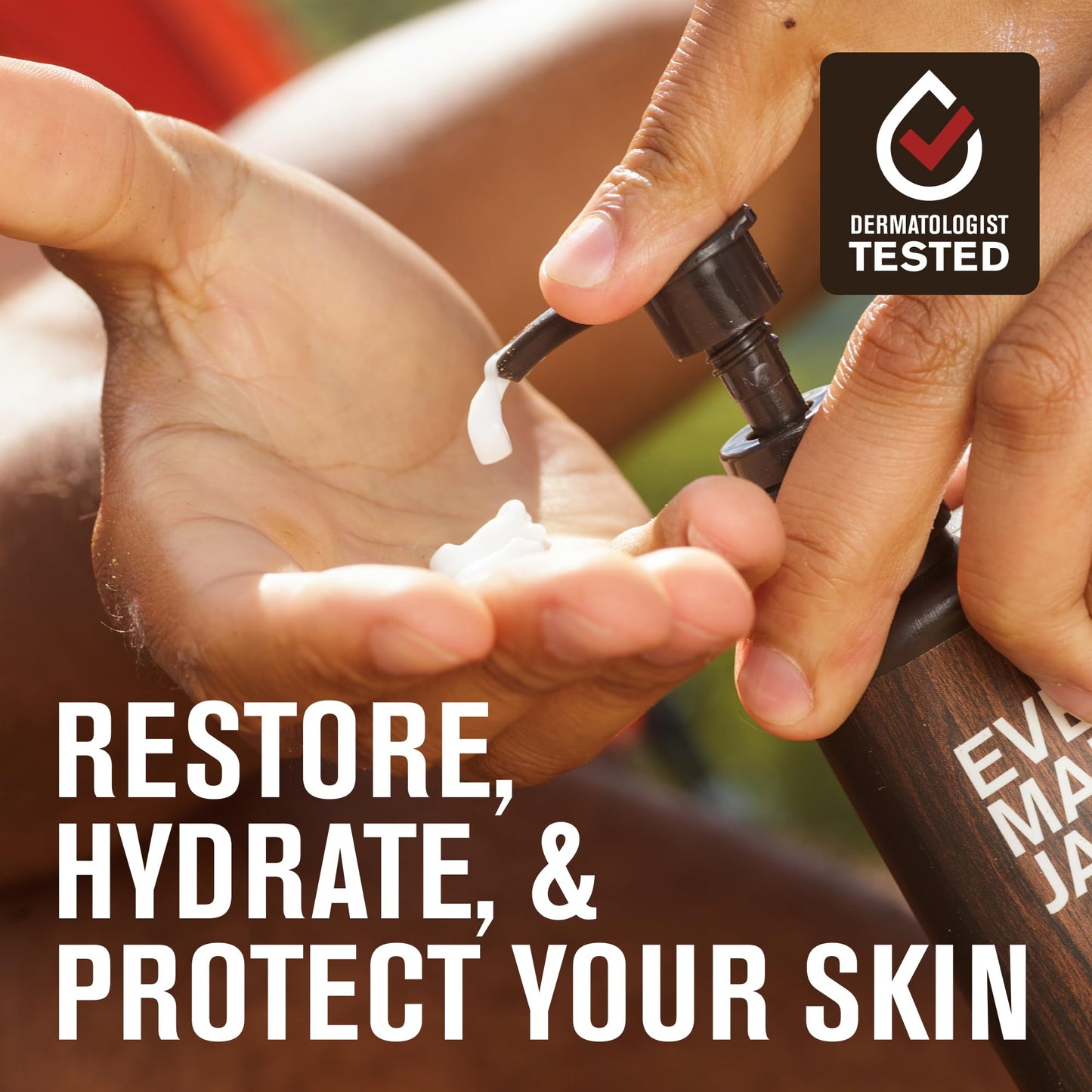 Every Man Jack Mens Cedar+ Red Sage Hand & Body Lotion for All Skin Types - Dermatologist Tested & Hypoallergenic - Nourish Skin