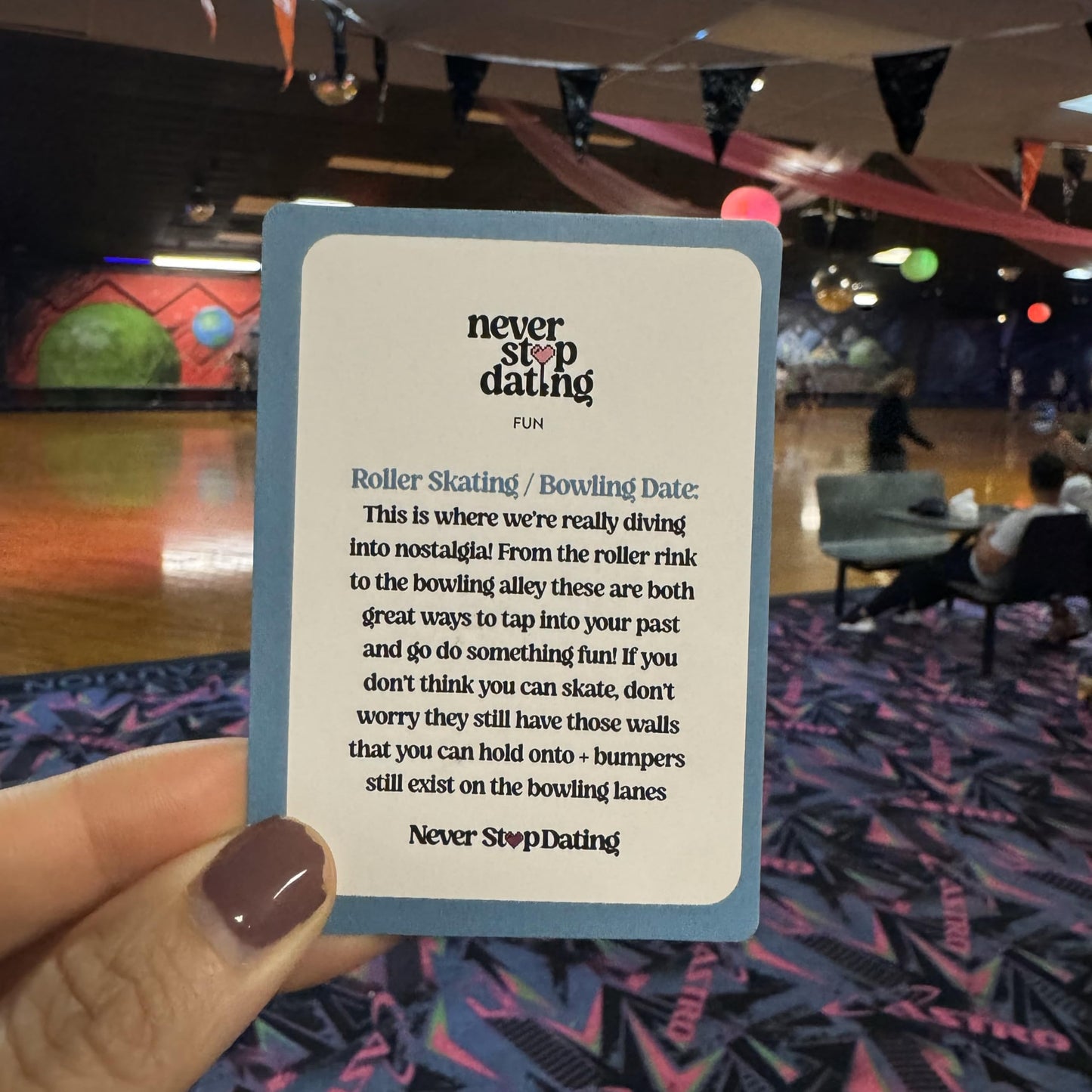 Never Stop Dating - The Ultimate Romantic Date Night Activity Game for Couples - Awesome Gift for Boyfriend, Girlfriend, Husband, Wife, Partner, Engagement or Anniversary. Keep The Spark Alive!