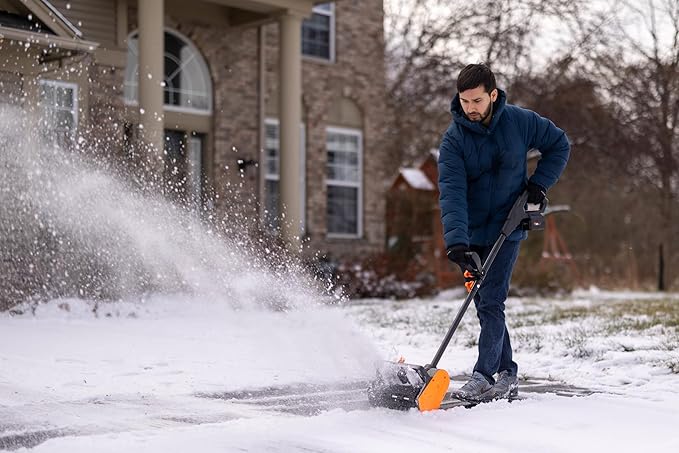 WEN 20V Max 12-Inch Cordless Snow Shovel with 5Ah Battery and Charger (20720)