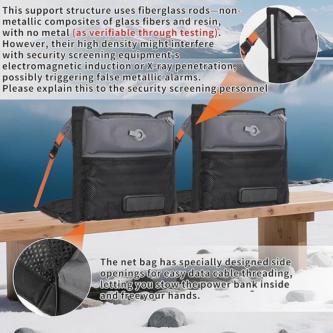 YEEKORO Inflatable Heated Stadium Seats, Portable Bleacher Seat with Back Support, Foldable and Lightweight Stadium Chair for Sporting Events Camping Games Sports, Seat Cushion with 3 Levels of Heat