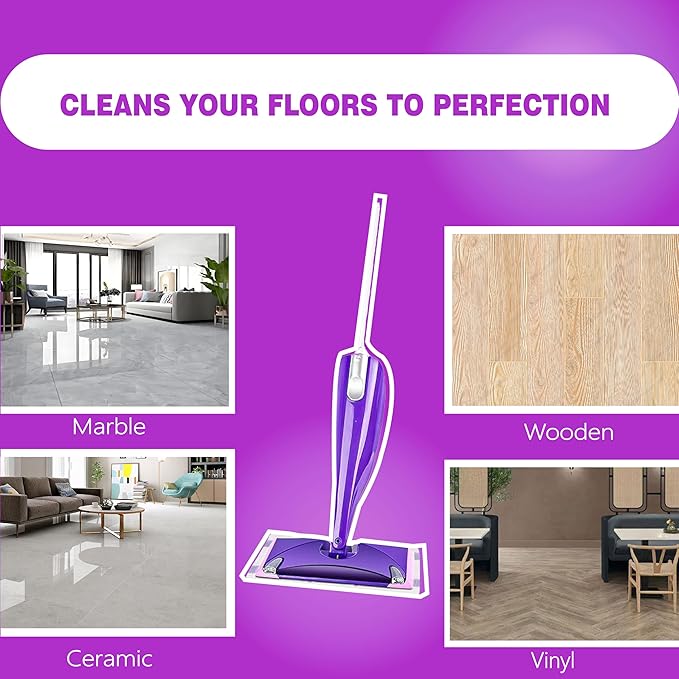 46 Mopping Pad Refill Compatible with Swiffer Wet Jet Mop, Disposable Multi Surface Wetjet Hardwood Floor Cleaner Spray Mop Pads Refills
