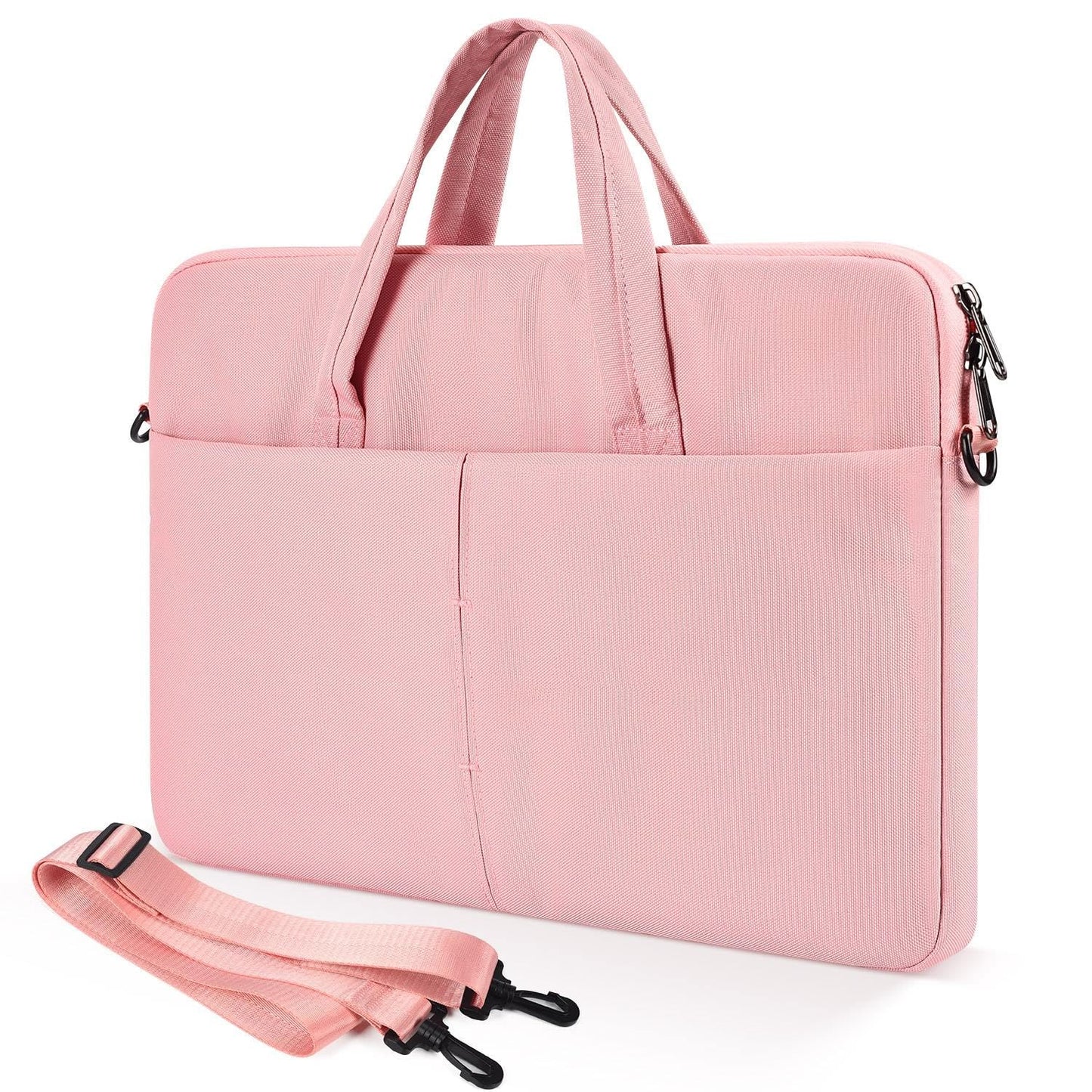 17 17.3 Inch Laptop Bag Women Men Computer Bag for HP Envy Pavilion/LG Gram/MSI/Dell Inspiron XPS/Lenovo Thinkpad/ASUS/Acer  Shoulder Strap Carrying Messenger Bag  Pink-New