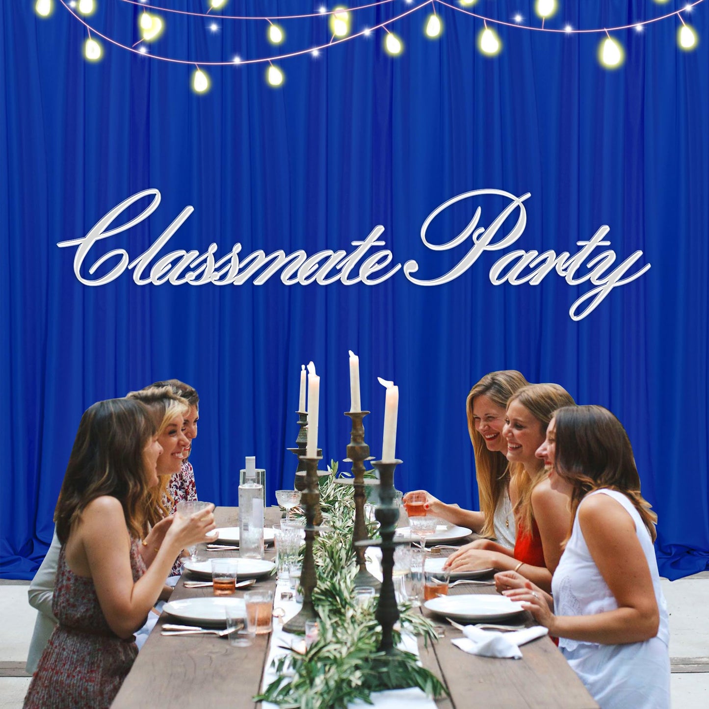 MEETSKY Royal Blue Backdrop Curtains for Parties Blue Curtains Photography Backdrop Drapes for Wedding Birthday Party Baby Showers Rod Pocket Home Sliding Door Decoration, 5ft x 8ft, 2 Panels