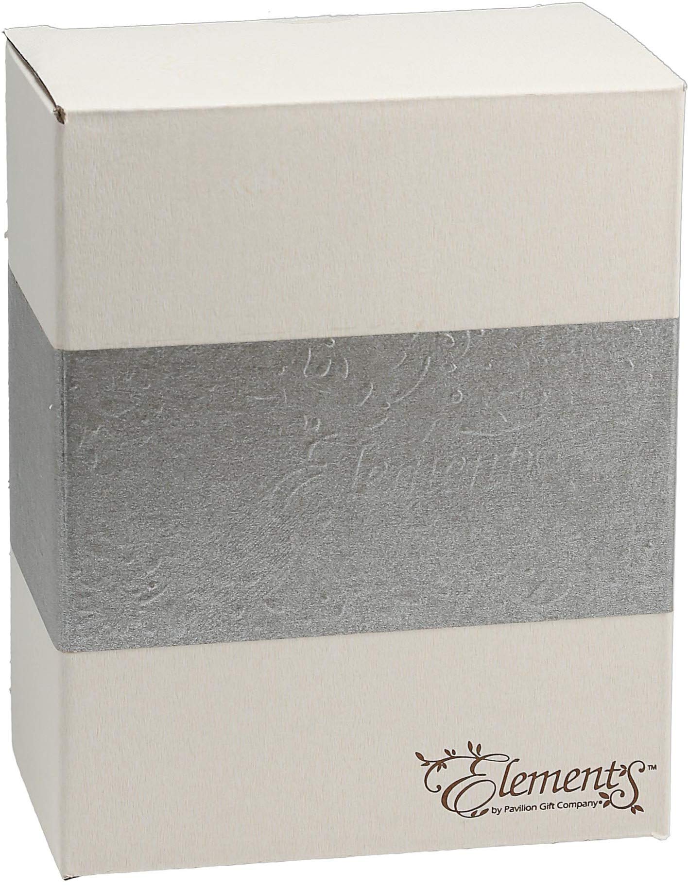 Pavilion Gift Company Elements Angels 82421 Figurine, Silver