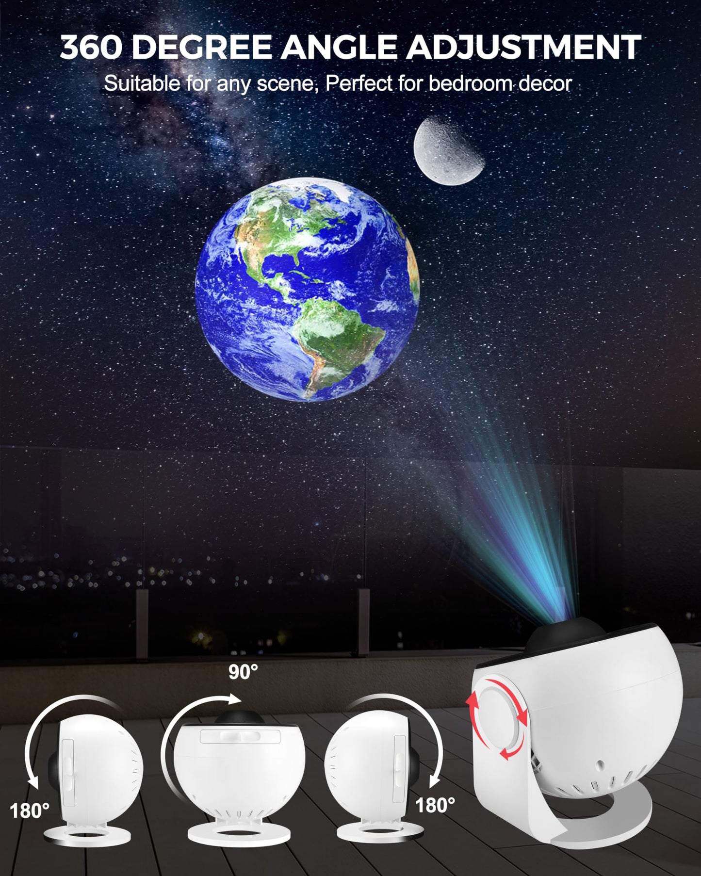 Planetarium Projector for Bedroom - 13 in 1 Star Galaxy Light - Nebula Night Light Milky Way Projector with Timer, LED Space Galaxy Lamp Room Decor for Adults Kids