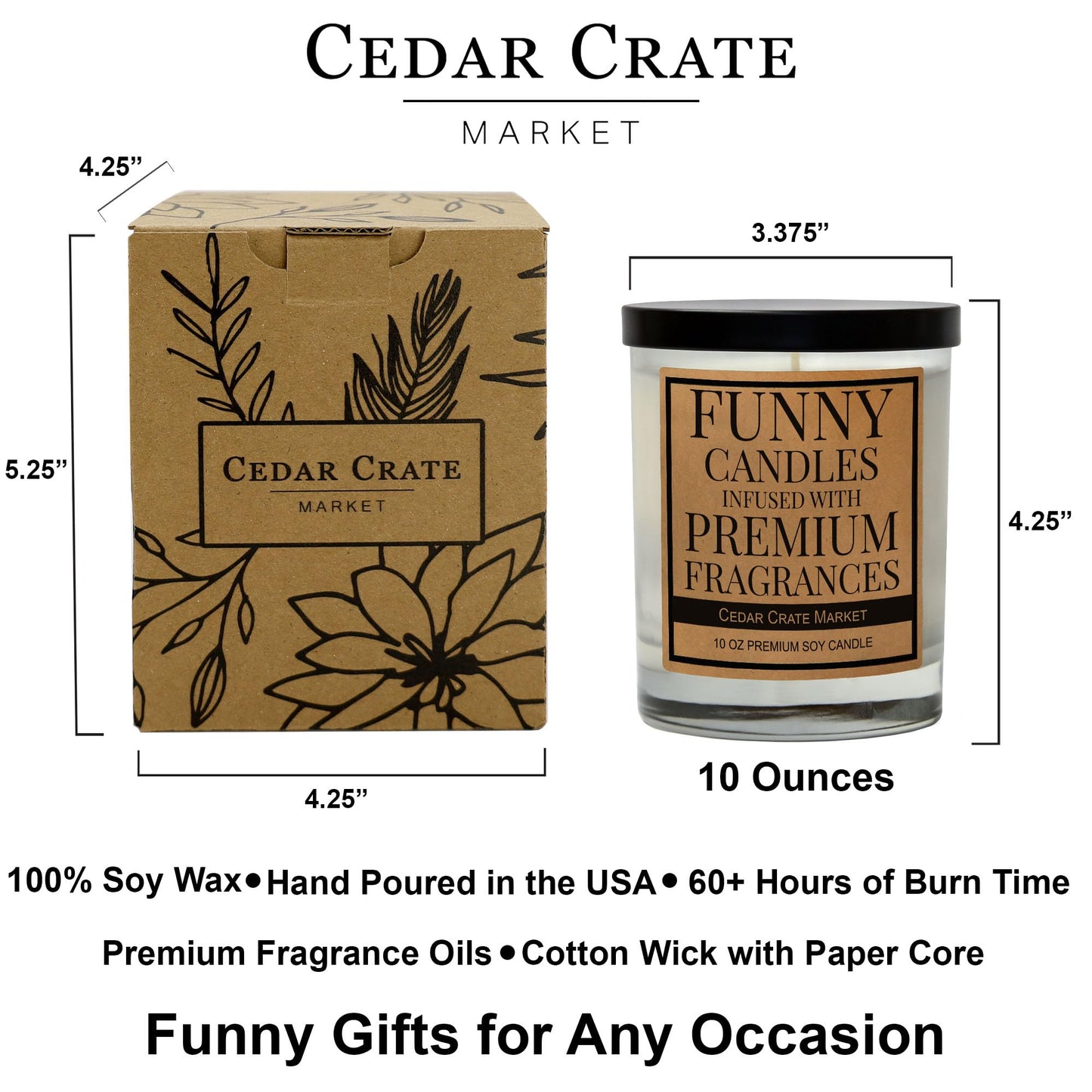 Friendship Gifts for Women Men - Best Friend Funny Candles Gift, Soul Sister, Congratulations, Therapist, Motivational Candle, Unique Birthday Gifts