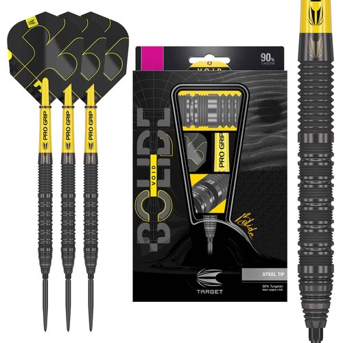 Target Darts Bolide Void 01 24G 90% Tungsten Swiss Point Steel Tip Darts Set