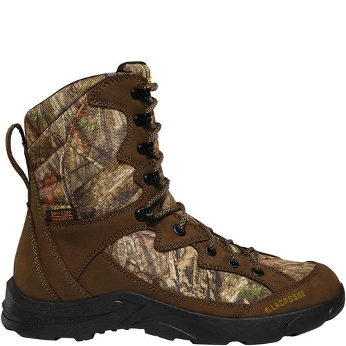 LaCrosse Men's 542161 Clear Shot 8" 400G Waterproof Hunting Boots, Mossy Oak Break-Up Country - 10W