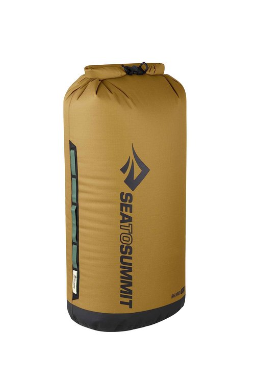 Sea to Summit Big River Dry Bag, Heavy-Duty Dry Storage, 65 Liter, Gold Brown