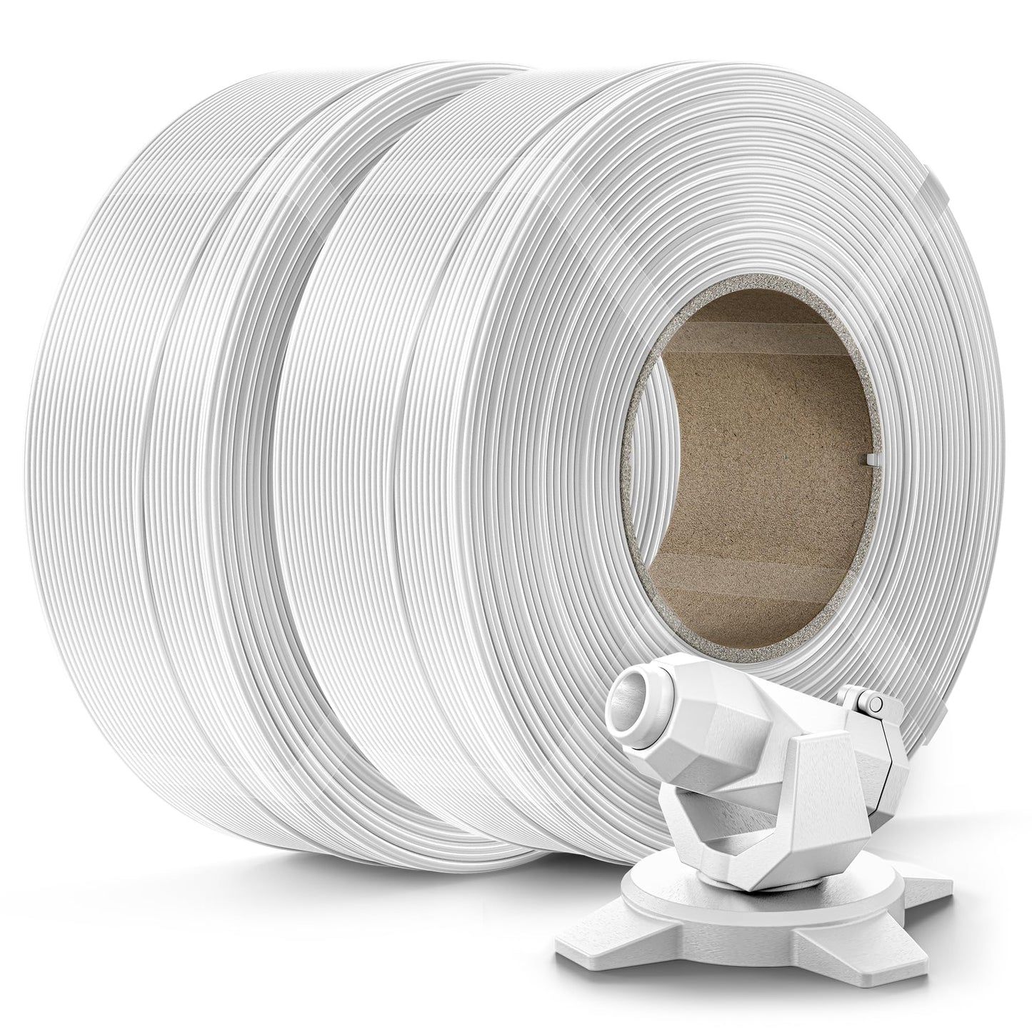 Creality PETG Filament Refill 1.75mm 3D Printer Filament, 2kg (4.4lb) Refilament for Bambu Lab Reusable Spool, Dimensional Accur