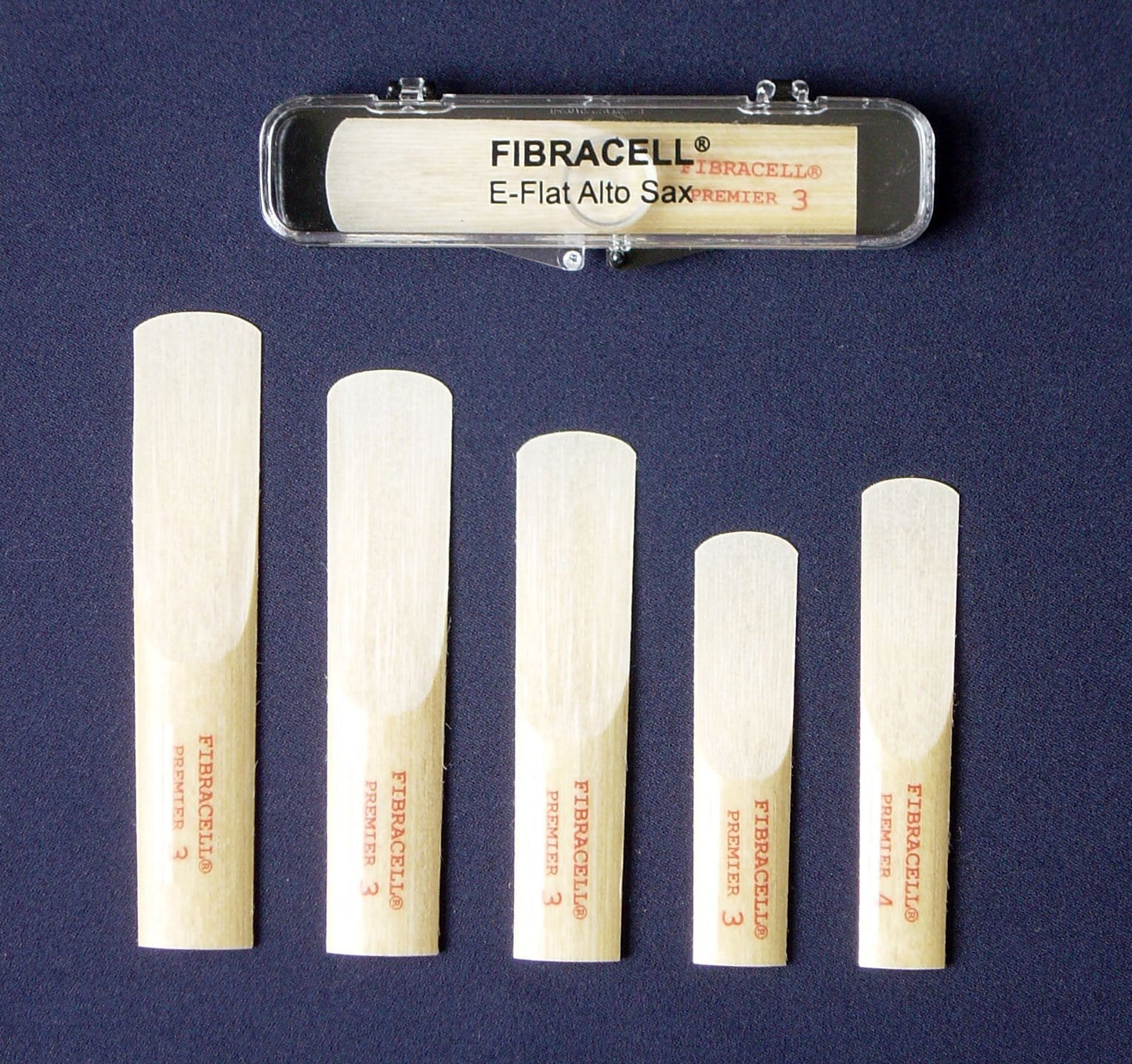 Fibracell Saxophone Reeds, Strength 3.5 (Fctsp3.5)
