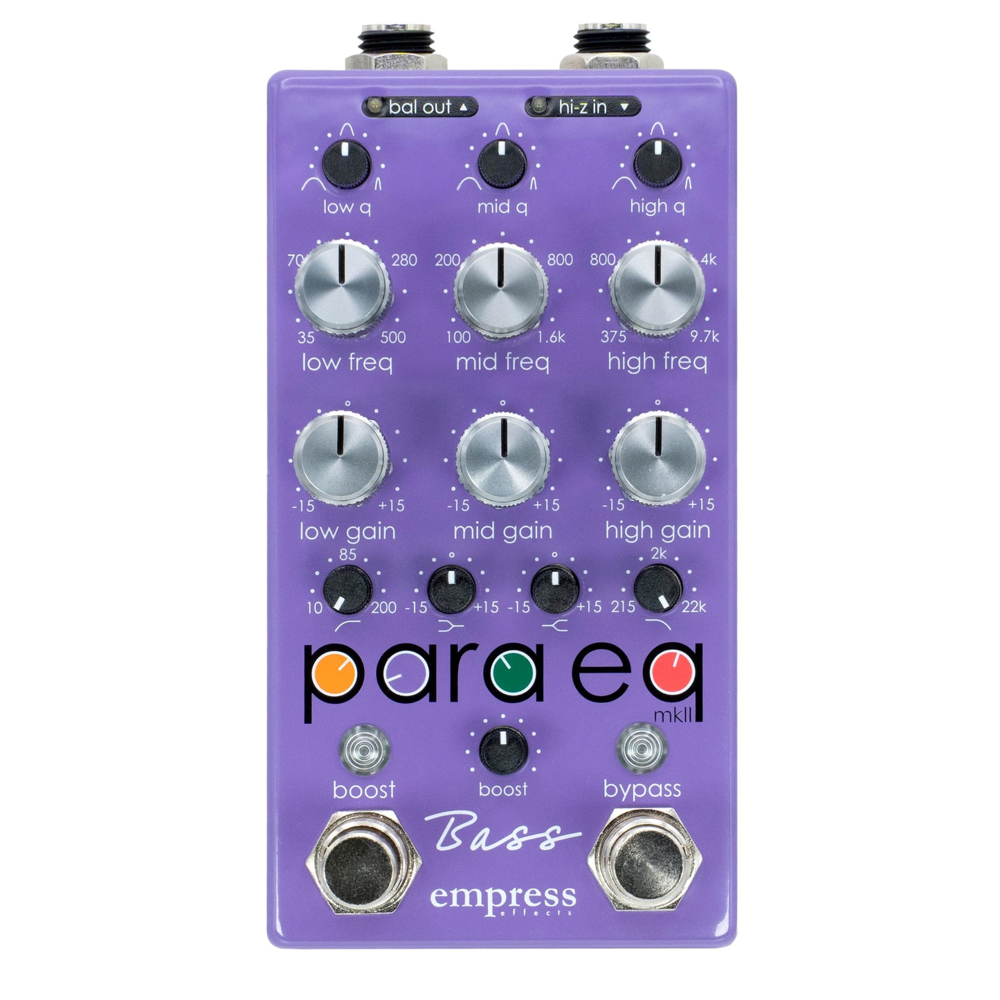 Empress Effects Paraeq Bass Effects Pedal