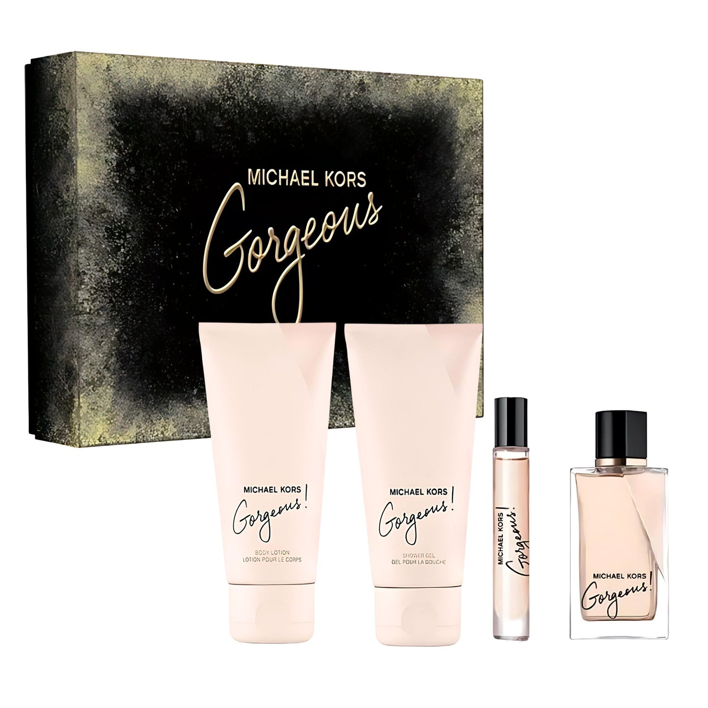 Michael Kors Gorgeous for Women - 4 Pc Gift Set 3.4oz EDP Spray