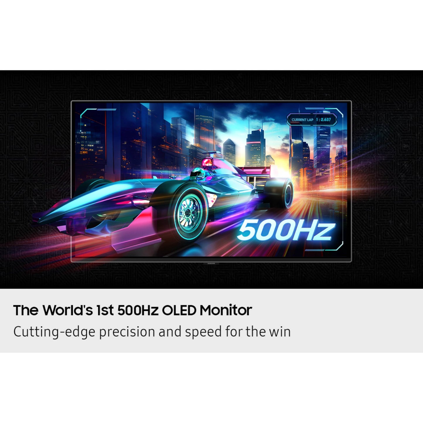 Samsung 27” Odyssey OLED G6 G60SF QHD QD-OLED Gaming Monitor, 500Hz Refresh Rate, 0.03ms (GtG) Response Time, G-Sync Compatible, VESA DisplayHDR TrueBlack 500, LS27FG602SNXZA, 2025, 3 Yr Warranty