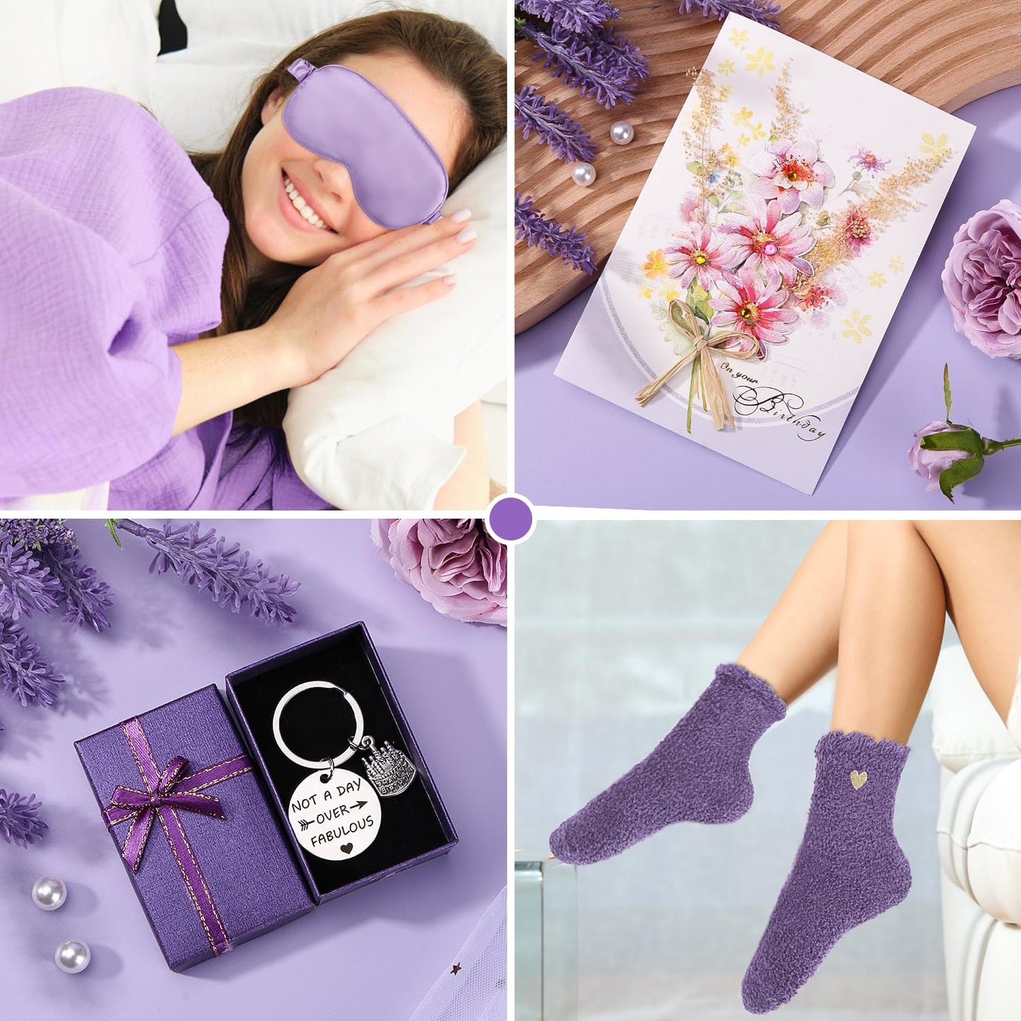 Birthday Gifts for Women, Happy Birthday Gifts for Mom, Her, Sister, Best Friend, Girlfriend, Coworker, Wife Bday Gift Ideas, Unique Relaxing Spa Birthday Gift Basket for Women Care Package w/Blanket