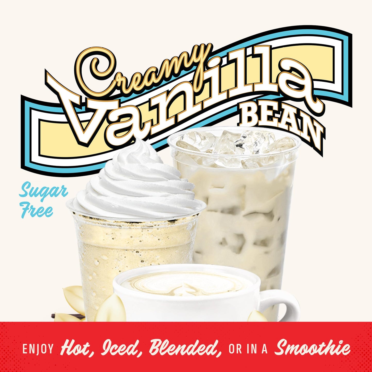 Gosh That’s Good! Sugar-Free Creamy Vanilla Bean Flavor – 2 lb –Low-Calorie, Lactose-Free