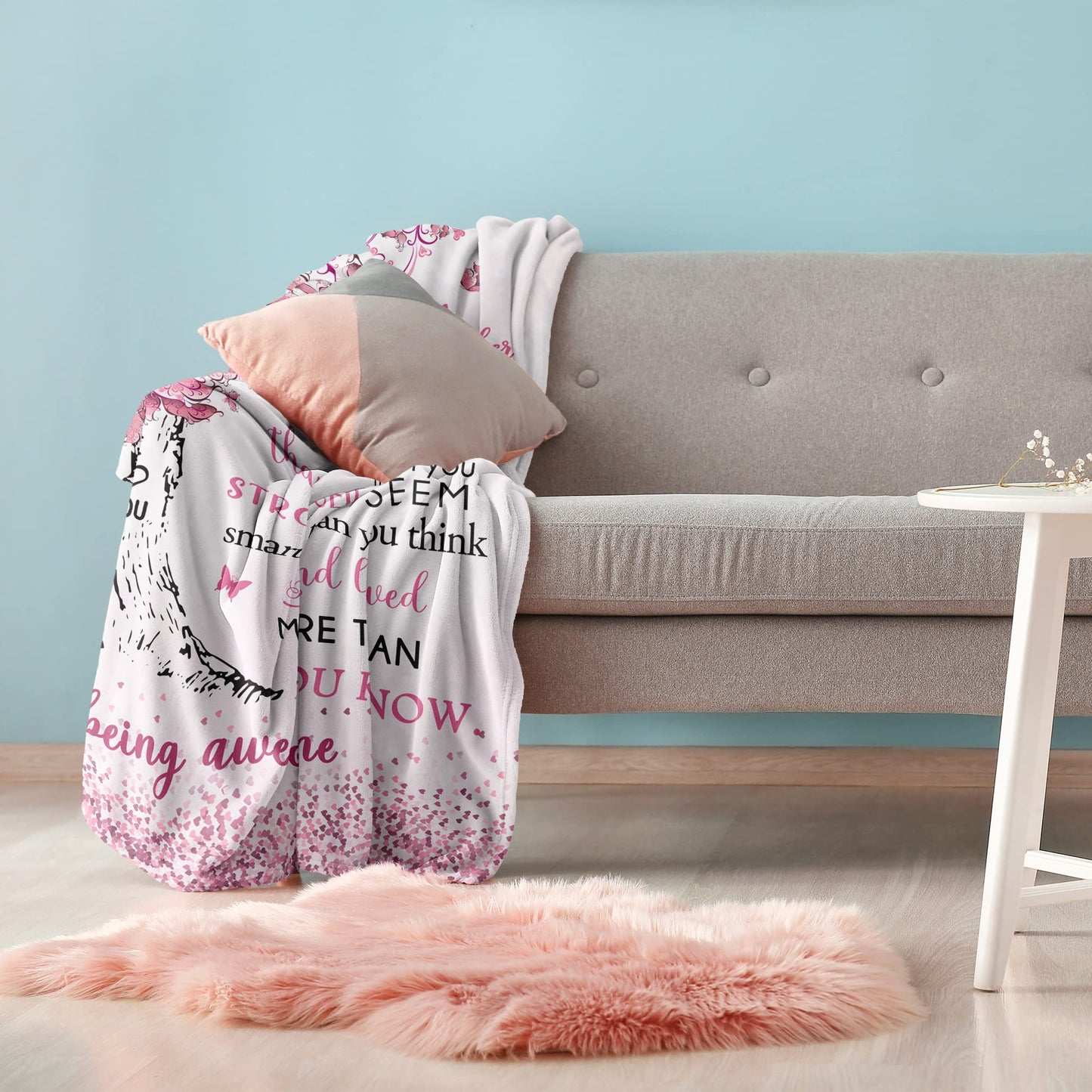 21st Birthday Gifts for Her, 21st Birthday Decorations, 21 Year Old Birthday Gifts for Her, Gifts for 21st Birthday Female, Best Gifts for 21 Year Old, 21st Birthday Gift Ideas Blanket 50"X60"