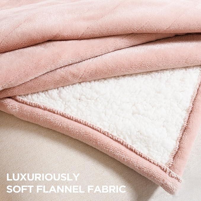 Heated Blanket King Size - Dual Controllers Electric Blanket King with 9 Heat Settings & 10 Hour Auto Off,Overheat Protection,Machine Washable 100"x90"(Candy Pink)