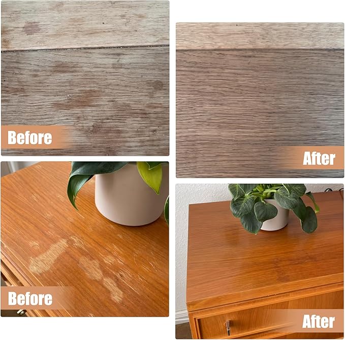 DEWEL 10 Colors Furniture Markers Touch Up & 2 Colors Wood Putty, Wood Scratch Repair Kit for Filling Scratches, Cracks, Holes, Dents, Scuffs - A Simple and Convenient Wooden Repair Solution