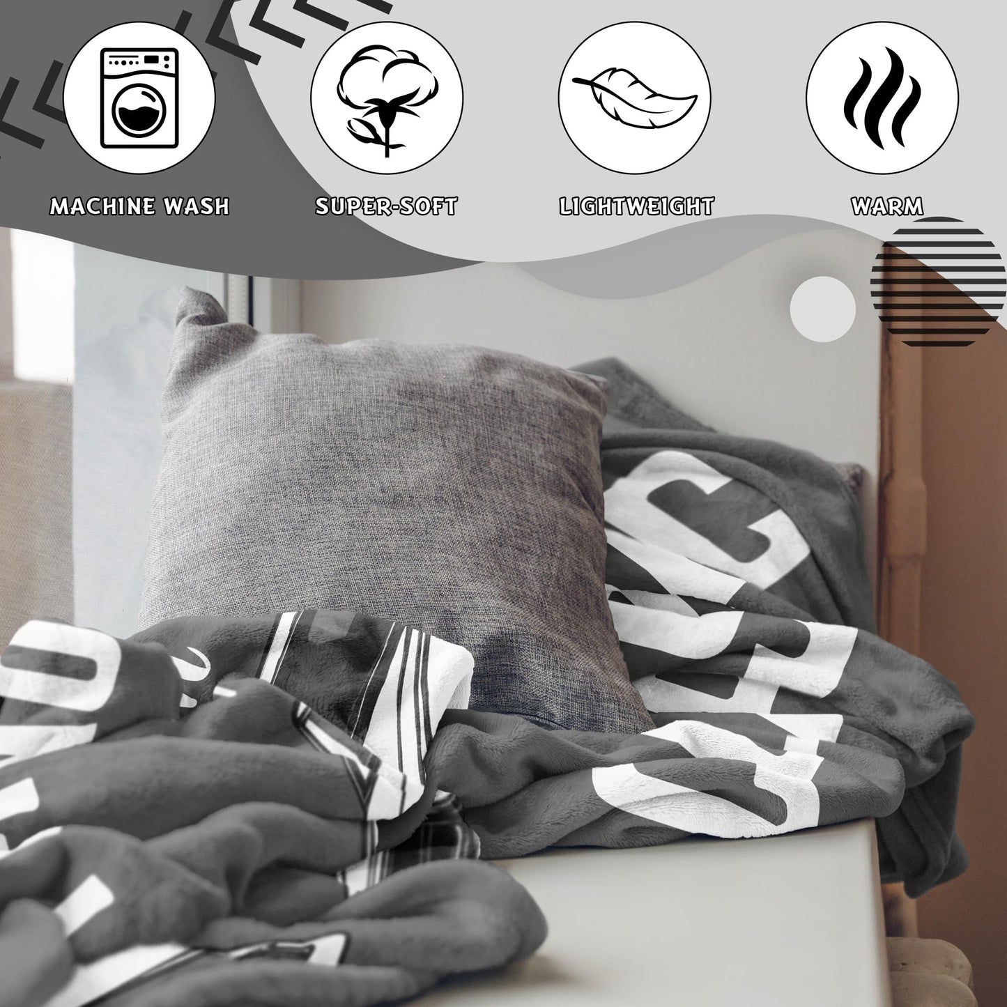 Kazdan Dad Gifts, Blanket Gifts for Men, Birthday Gifts for Dad & Grandpa, Funny Gag Gift for Him, Cool Unique Gifts for Men Who Have Everything, Great Over The Hill Gift Idea Throw Blanket 50"x60"