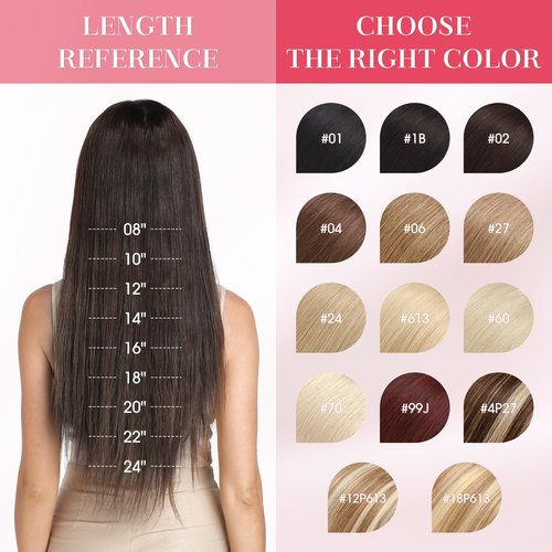 MY-LADY Clip In Hair Extensions Real Human Hair 20 Inch 8pcs Remy Real Hair Extension Clip ins #12/613 Light Brown with Bleach Blonde 105g Silky Straight