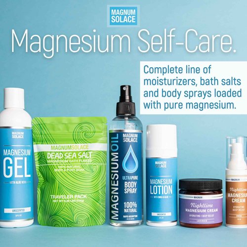 Pure 20 LBS Magnesium Bath Flakes & Magnesium Oil Spray - 100% Natural Relief (3 Item Bundle)