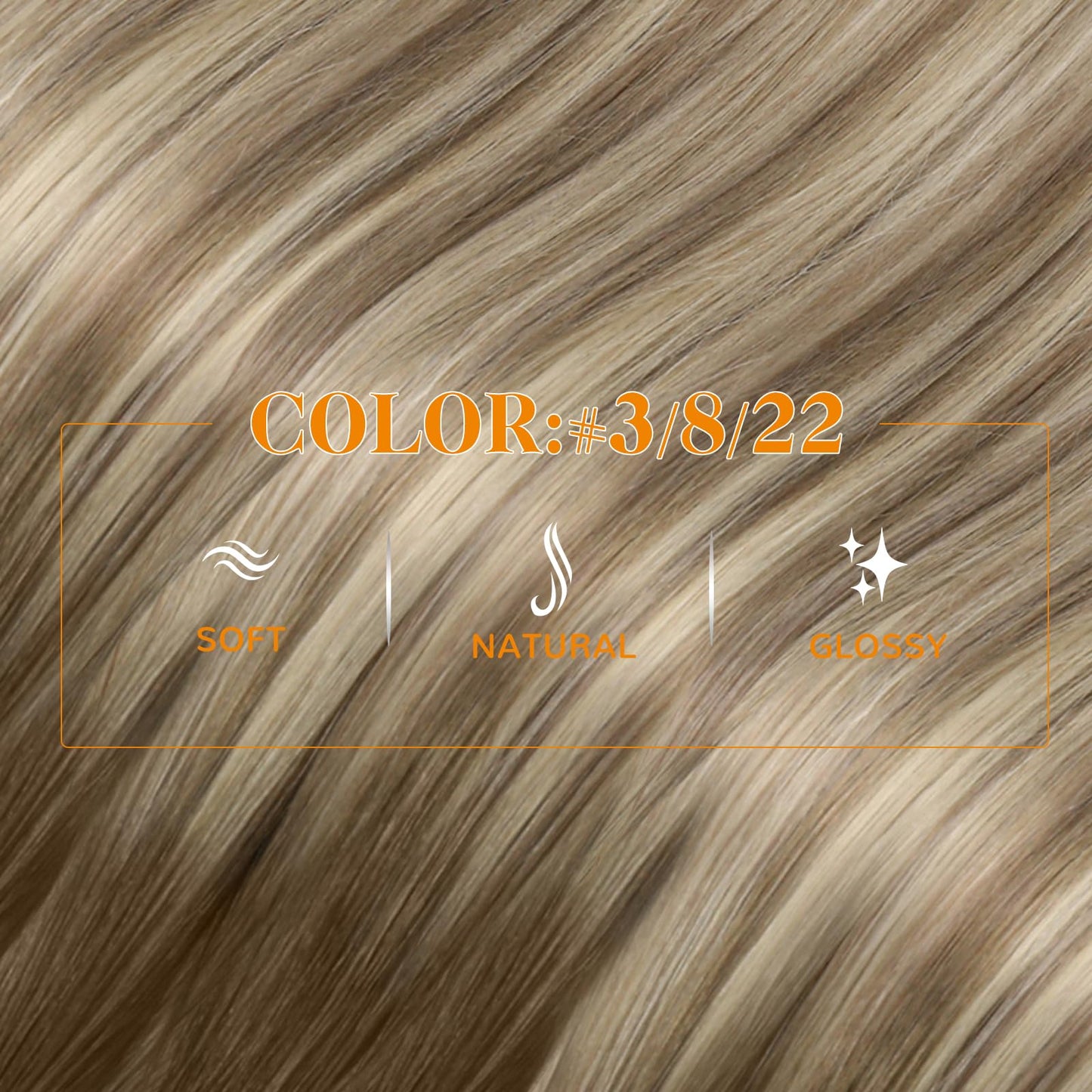 Easyouth Nano Hair Extensions Human Hair Ombre Nano Ring Hair Extensions Ombre Dark Brown to Brown with Blonde Nano Bead Hair Ex