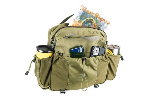 Mountainsmith Day Lumbar Waist pack, Running, Hiking, Cycling, Travel, and Outdoor Sport Activities with Dual Water Bottle Holders, Olive Green