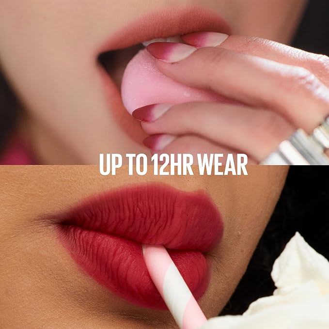 MAYBELLINE Super Stay Teddy Lip Tint, Long Lasting Matte Lipstick for Up To 12HR Wear, Kitten Heel, 1 Count