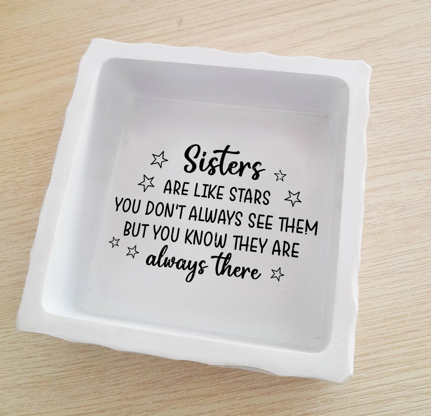 Sisters Keepsake Box Sister Gifts from Sisters Jewelry Box, Memory Box gifts for Sister Birthday Gifts Christmas, Valentine Sister Gifts TNK6